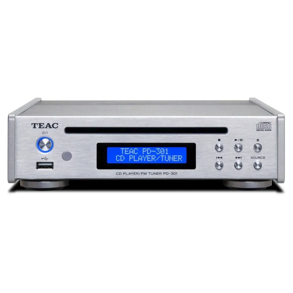 TEAC PD-301-X silver CD-плеер/FM-тюнер-0