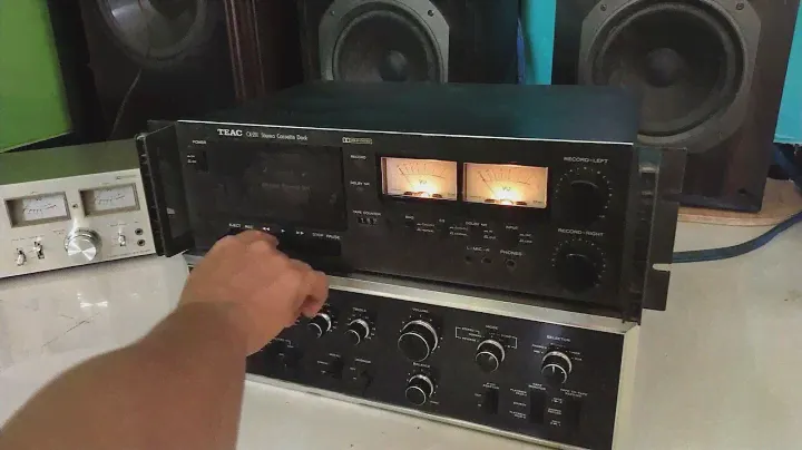 TEAC CX-211 tape deck stereo.lagu bang haji Rhoma irama