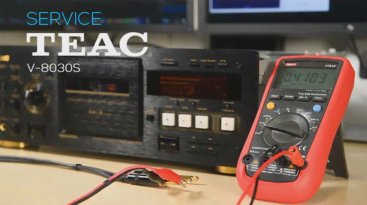 Teac V-8030S Cassette Deck Service 4K | Gonzalo Rodriguez Photography
