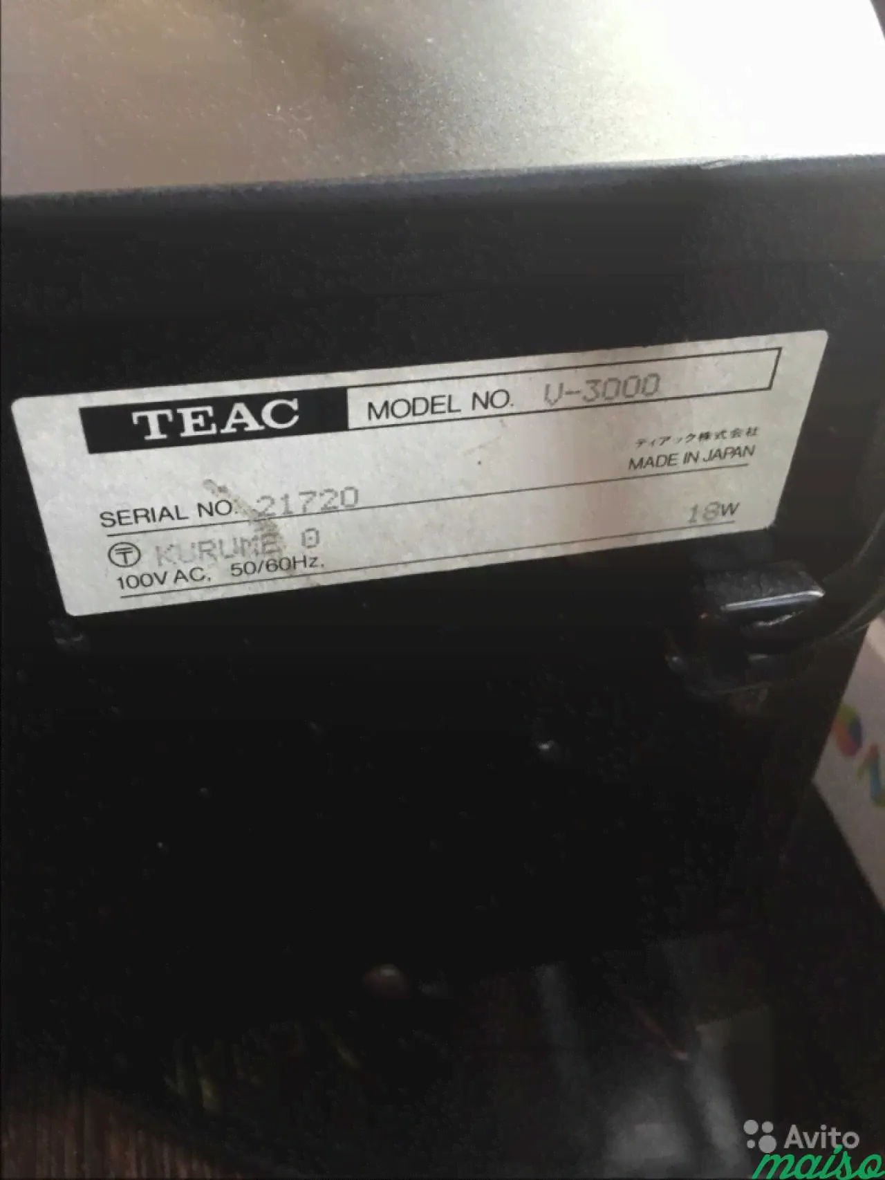 Кассетная дека Teac V - 3000 (Made in Japan) в Санкт-Петербурге-4