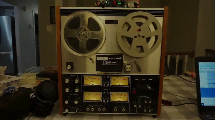 TEAC A-2340R Vintage 4-Track Reel to Reel Tape Deck Demo