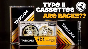 Tascam Master Studio 424: Type II Cassettes are back in production!!??