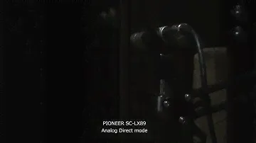TEAC AX-505 ( ～ 2:22 ) vs. PIONEER SC-LX89, Analog Direct mode ( 2:23 ～ ) , DAC output improved_3