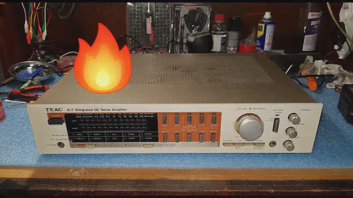 Trying to fix a Teac A7 DC Stereo Amplifier from 1981