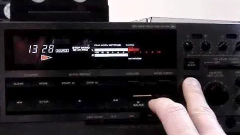 Recording cassettes TDK AR-X on the tape deck Teac V-970x