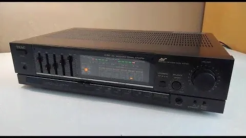 TEAC A-890 DC-AV Integrated amplifier (1986-88') - Demo, Test after maintenance