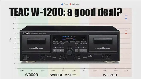 Кассетная дека TEAC W-1200: выгодно ли это?