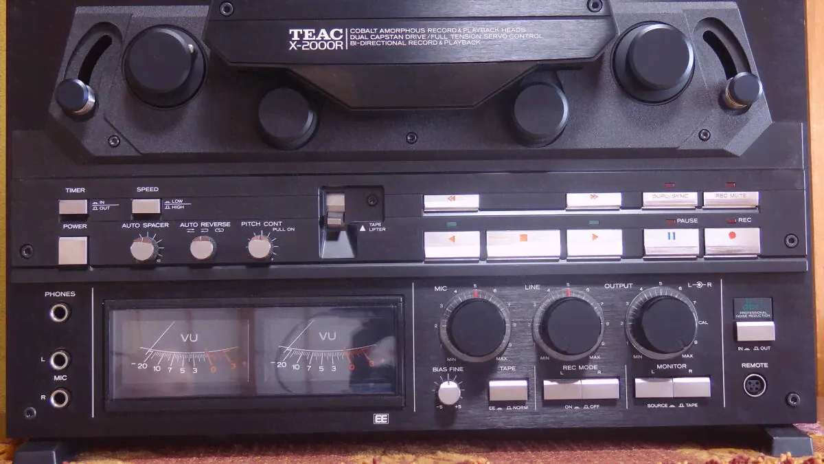 TEAC X-2000R dbx катушечный проигрыватель ( рабочий товар )-3
