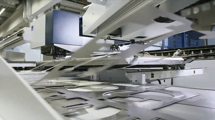 TRUMPF Stanz Laser Bearbeitung: TruMatic 7000 – Die produktive High End Maschine
