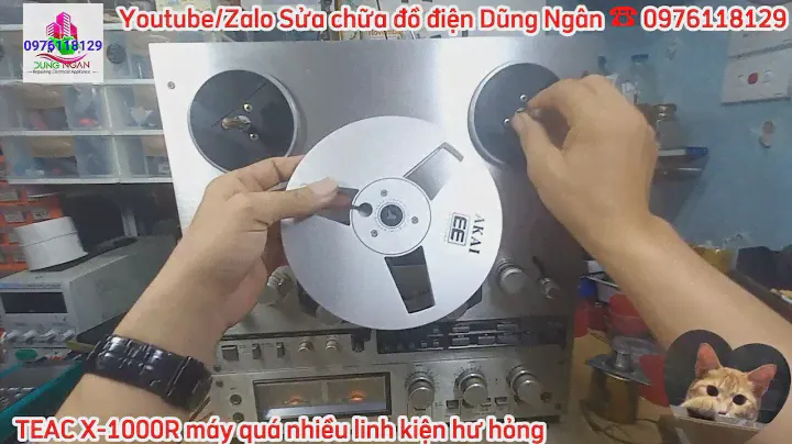 Sửa chữa đầu băng cối #TEAC #X_1000R độ chế chổi than cho #motor #capstan , máy hư nhiều linh kiện