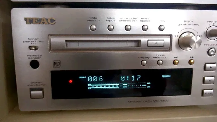 TEAC MD H 300 Mini Disc