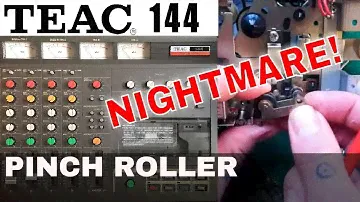 Teac 144 | 4 | replace pinch roller - nightmare!