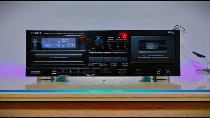 Teac AD-RW900 CD/Cassette/USB Recorder Deck with Phono Input