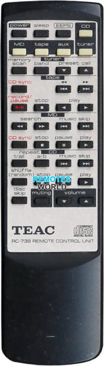 Аналог пульта ДУ для Teac/teak CR-H100-0