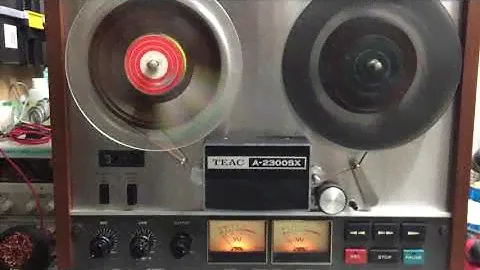 Another update on my TEAC A-2300SX Reel to Reel 1970’s Tape Recorder.