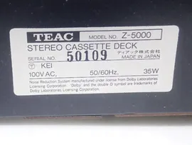 TEAC Teac Z-5000 кассетный магнитофон кассета магнитофон В¶ 69680-4
