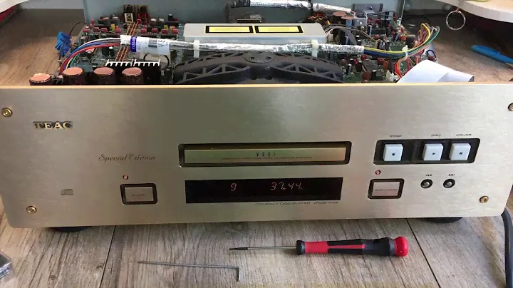 Teac vrds 10 se, after the two belt replacements