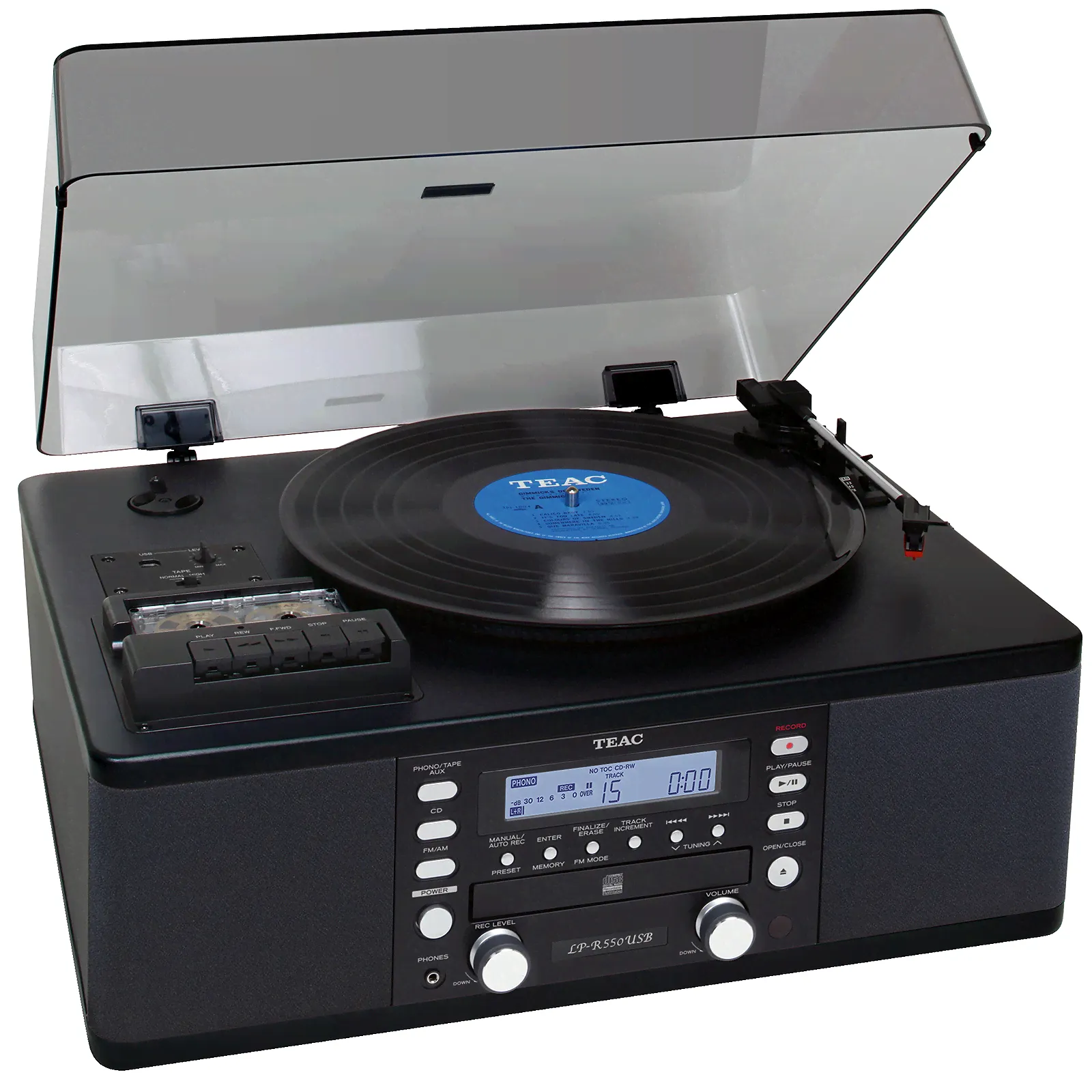 Проигрыватель виниловых дисков Teac LP-R550 black-0