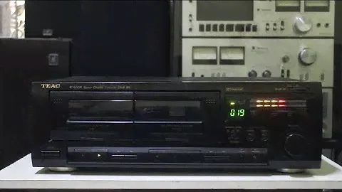 TEAC W-600R Stereo Double Cassette Deck | Demo Test