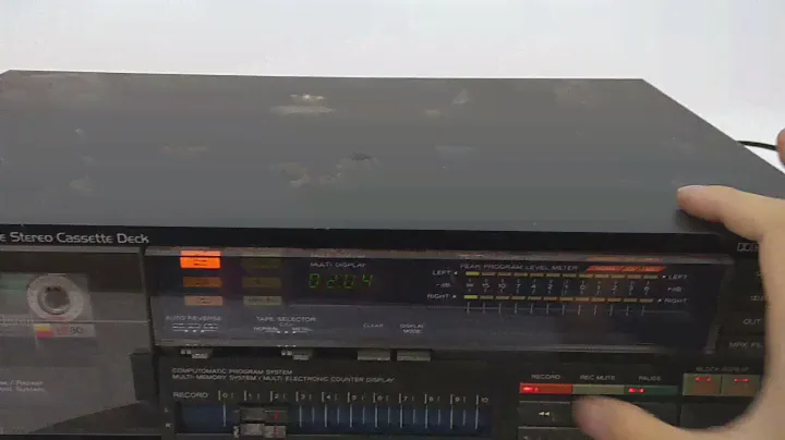 ●TEAC ステレオカセットデッキ●V-707R●ティアック