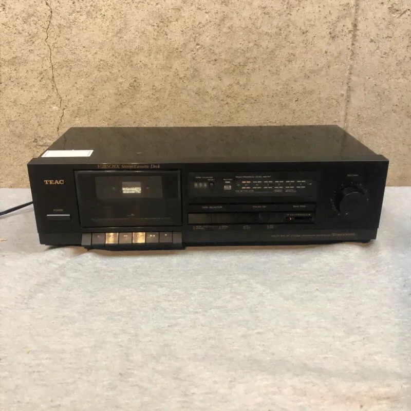 TEAC V-285CHX Stereo Cassette Deck Non-working Parts AS-IS-0