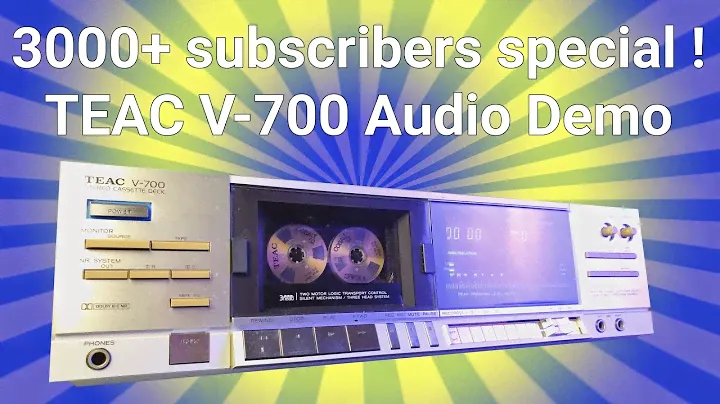TEAC V-700 Demo 3000+ Subscriber Appreciation Special