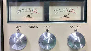 TEAC C-1Mk2 ピークメーターのチェック 5kHz 基準信号
