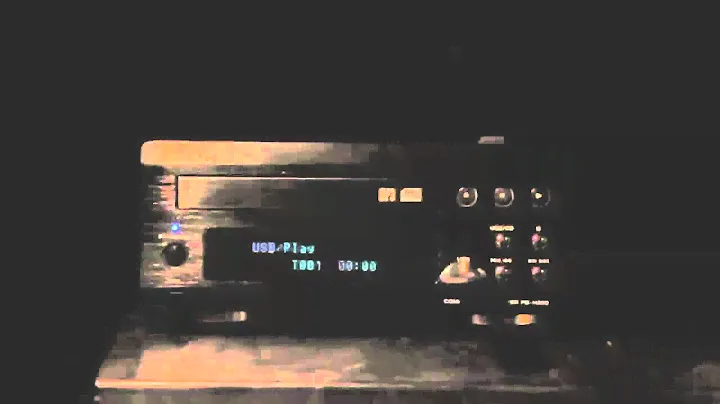 teac pd-h380 cd player demonstration