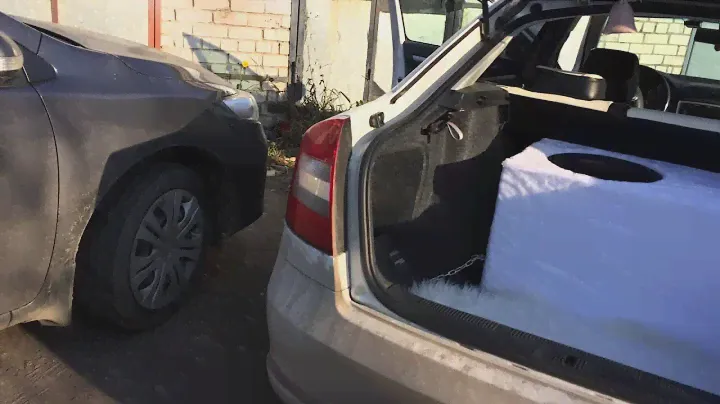 Сабвуфер TEAC 12" в Skoda Octavia