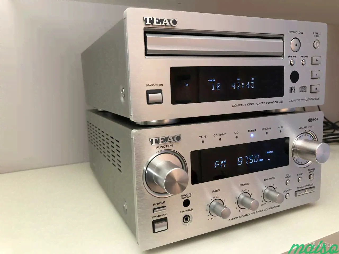 Teac AG-H300mk3 ресивер + Teac PD-H300mk3 CD плеер в Санкт-Петербурге-3