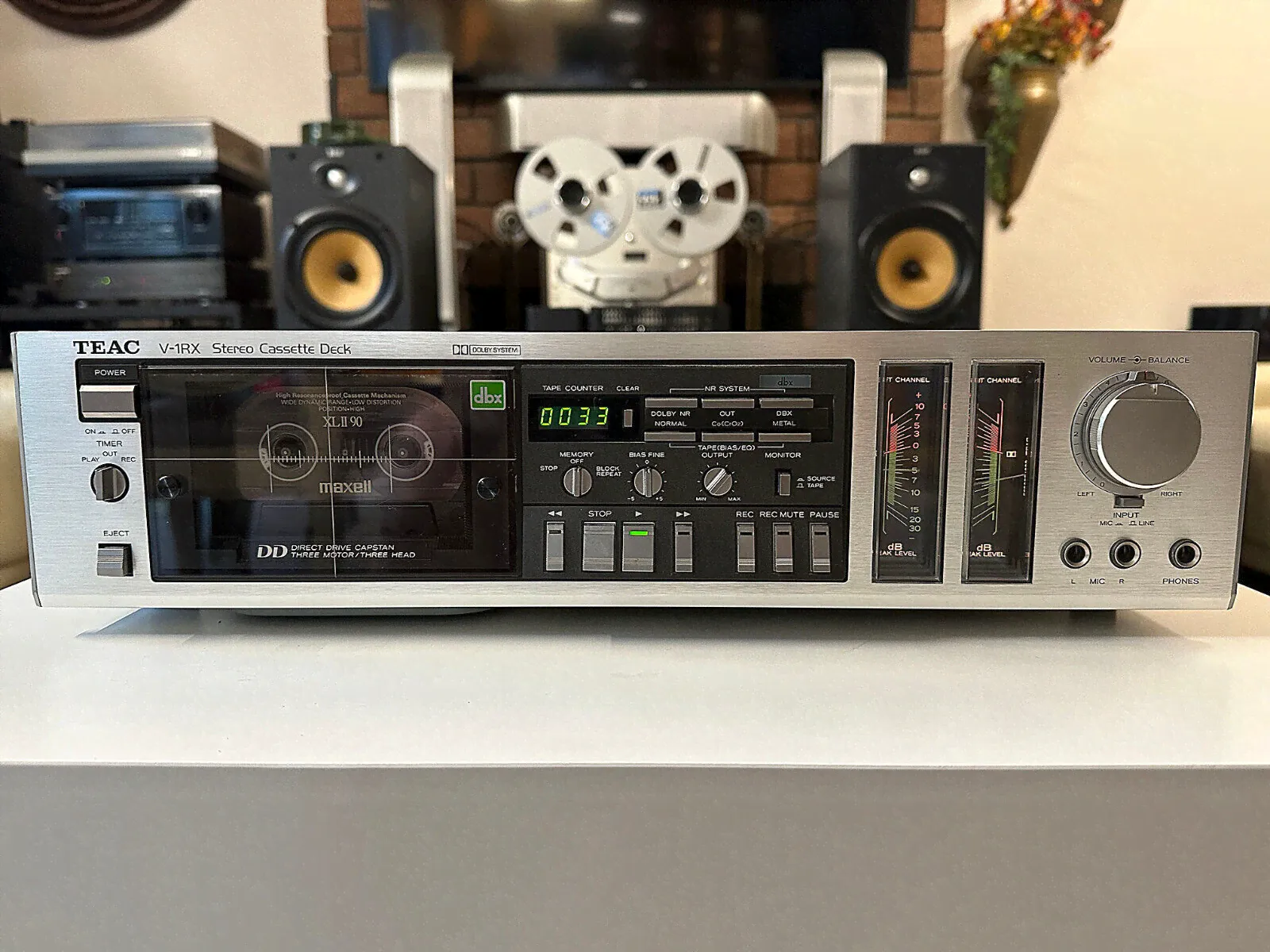Teac V-1RX Audiophile Stereo Cassette 3 Motors 3 Heads Direct Drive Dolby DBX