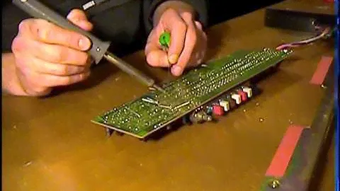 Recapping The Tascam Teac 15 Studio Monitor Module