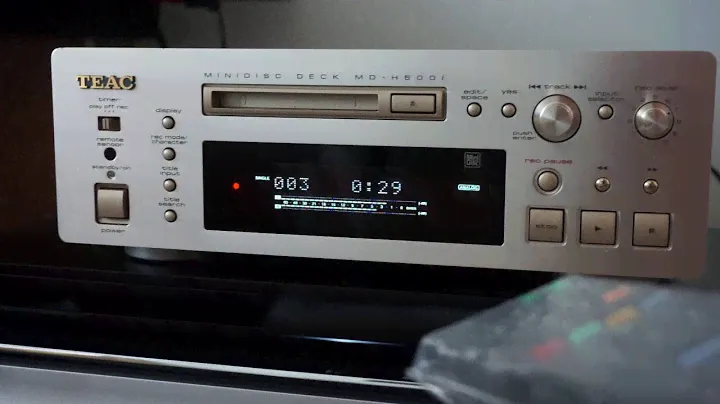 Teac 500 Reference mini-disc player test before sale.