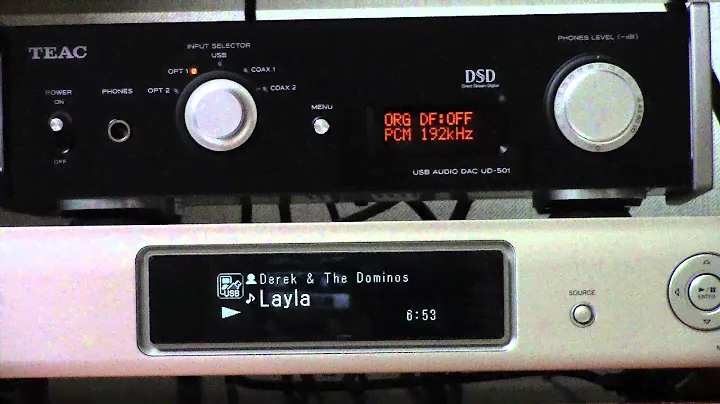 TEAC UD-501 & DENON DNP-720SE