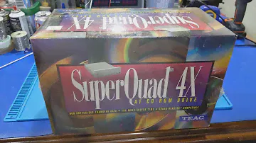 TEAC SuperQuad 4X CD-550A CD-ROM Drive Unboxing