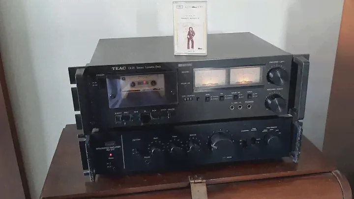 TEAC CX 211 Stereo Casette Tape Deck + SANSUI Au 217 Integrated Amplifier