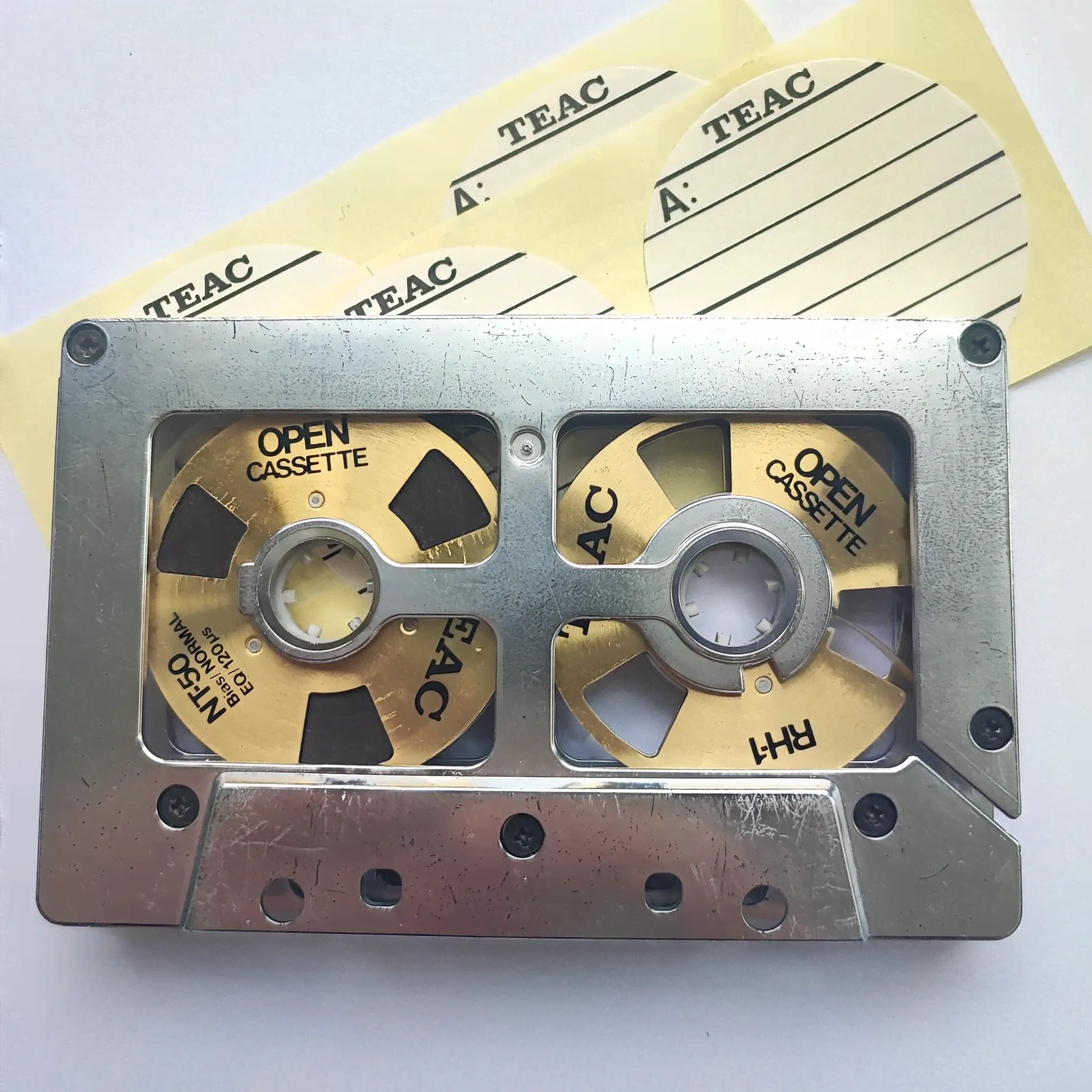 Аудиокассета TEAC OPEN CASSETTE + 2 бобинки TEAC NT-50 EQ120 (Normal)