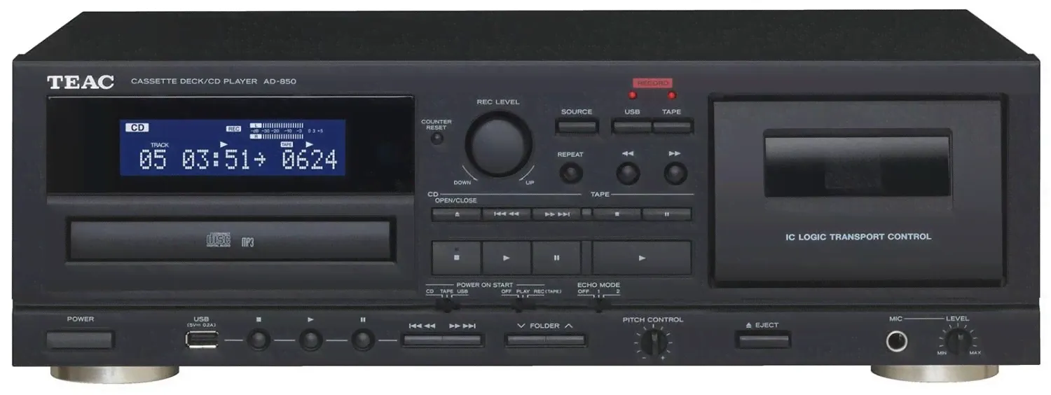CD-проигрыватель TEAC AD-850 черный-1