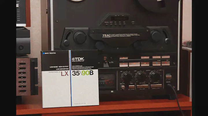 TDK LX35-90B (555м) Тестируем на запись на ТEAC X-2000R