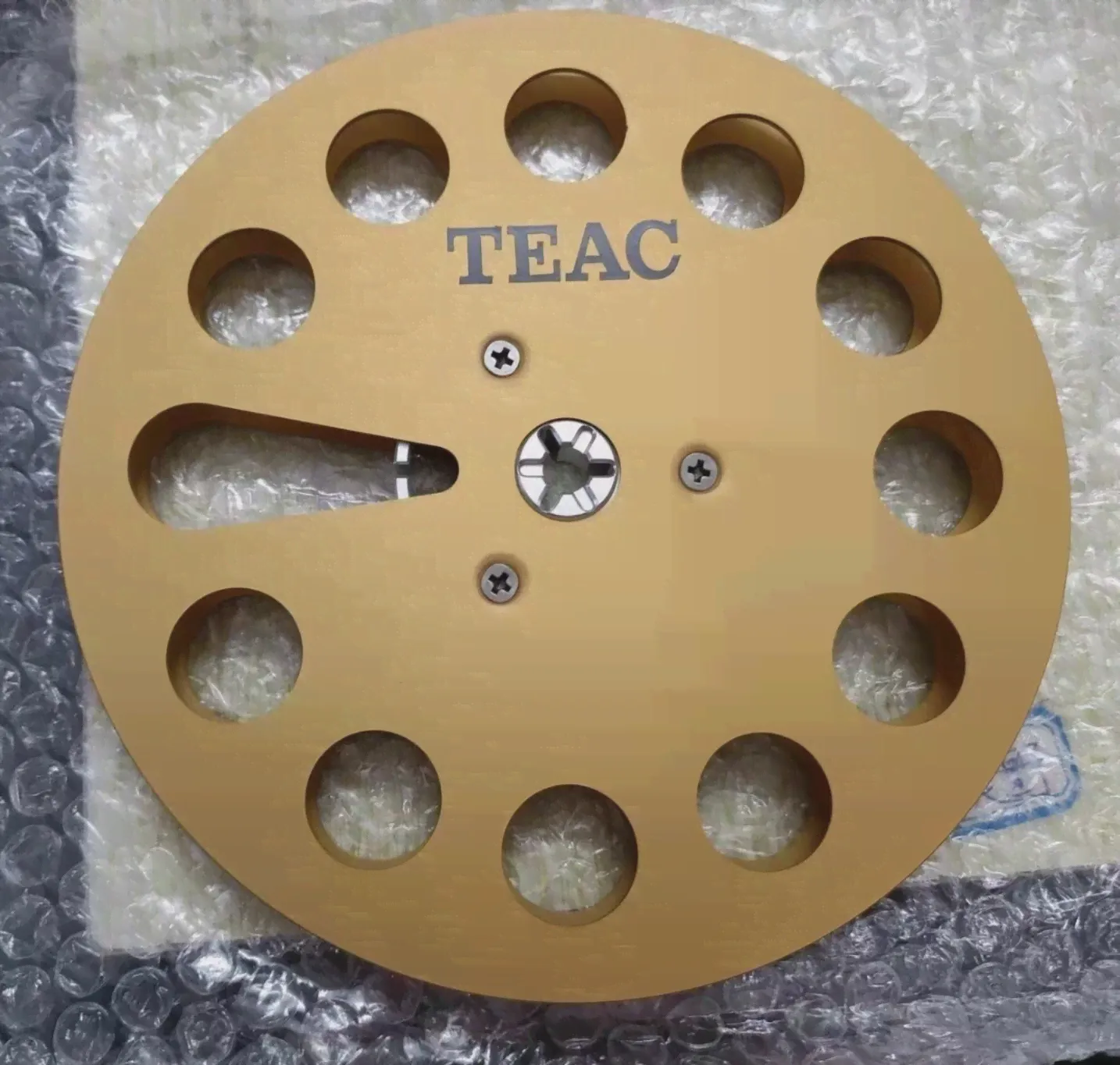 TEAC 7-дюймовая катушка с открытым ремнем с 7-дюймовым Открывателем, пустая катушка, алюминиевая пластина, запасные части для открывающей машины, катушка с пустым ремешком (art.: 3920c076b1f36)-2