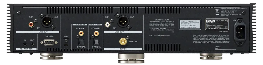 TEAC VRDS-701 Black - CD проигрыватель-0