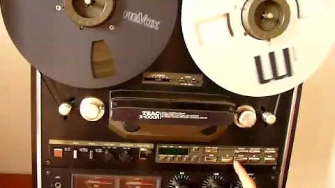 Teac Reel to Reel X 1000R X1000 autoreverse Registratore Bobine