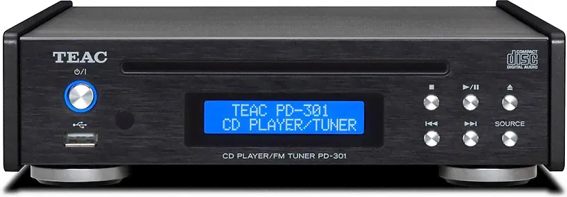 Teac PD-301-X CD-плеер/FM-тюнер, черный-0
