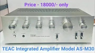 TEAC INTEGRATED AMPLIFIER AS-M30 Very Nice Condition 👍 Price - 18000/- Contact No - 9871265010