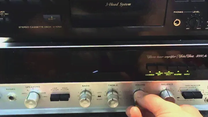 Sansui 5000A Teac V-1050 cassette deck