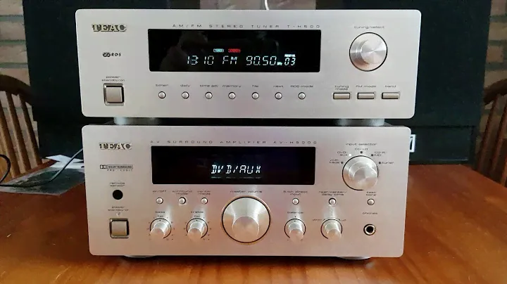 TEAC AV - H500D AND TEAC T - H500 DEMO