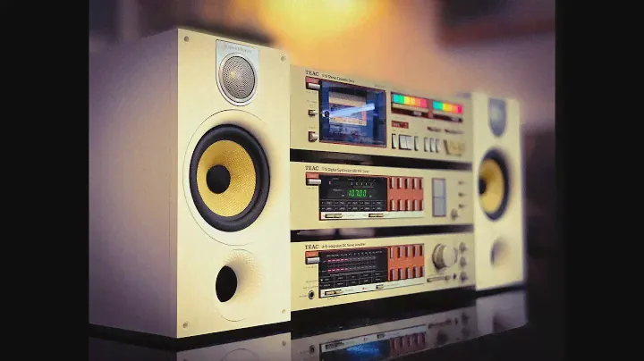 TEAC A9 V9 T9 Super Rare Japan HiFi Stereo Components System Vintage + B&W Speakers