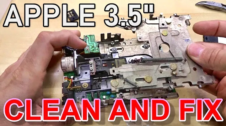 Руководство: Чистка, смазка и ремонт 3,5-дюймового флоппи-дисковода Apple 800k