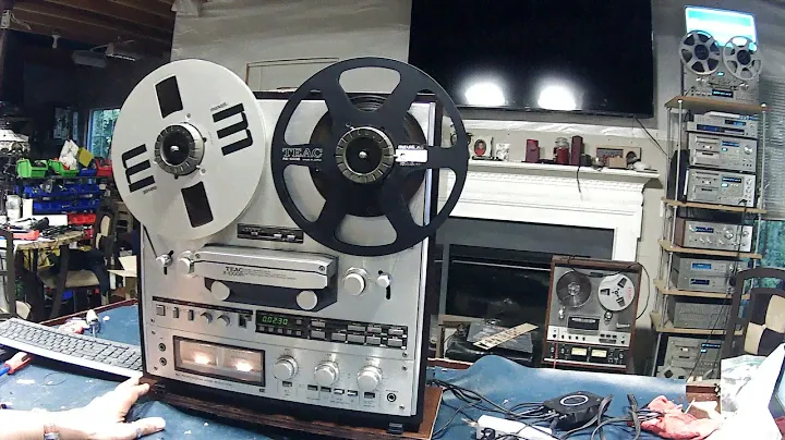 TEAC X-1000R Reel to Reel Repair - Pinch roller mechanism & belt replacement
