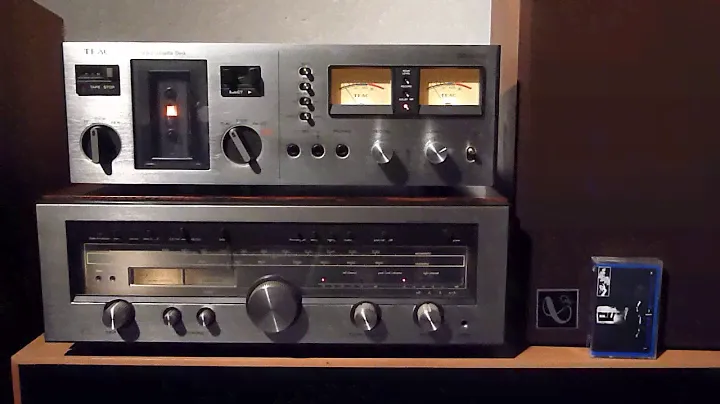 Coolest cassette deck EVER ? - Teac A-400 & Luxman R 1050 & Infinity Qb - POWER by SNAP !